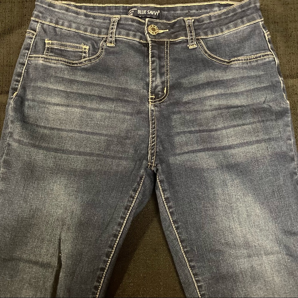Blue savvy high rise jeans size 14. Excellent condition